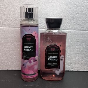 2 piece bath & Body Works Ghoul Friend Mist and Body Wash Set